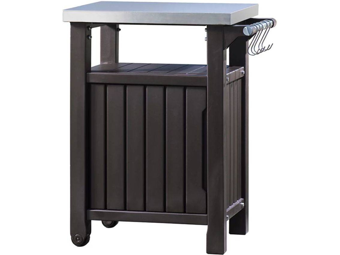 Keter Mesa de jardim multifuncional para BBQ Unity L 228936