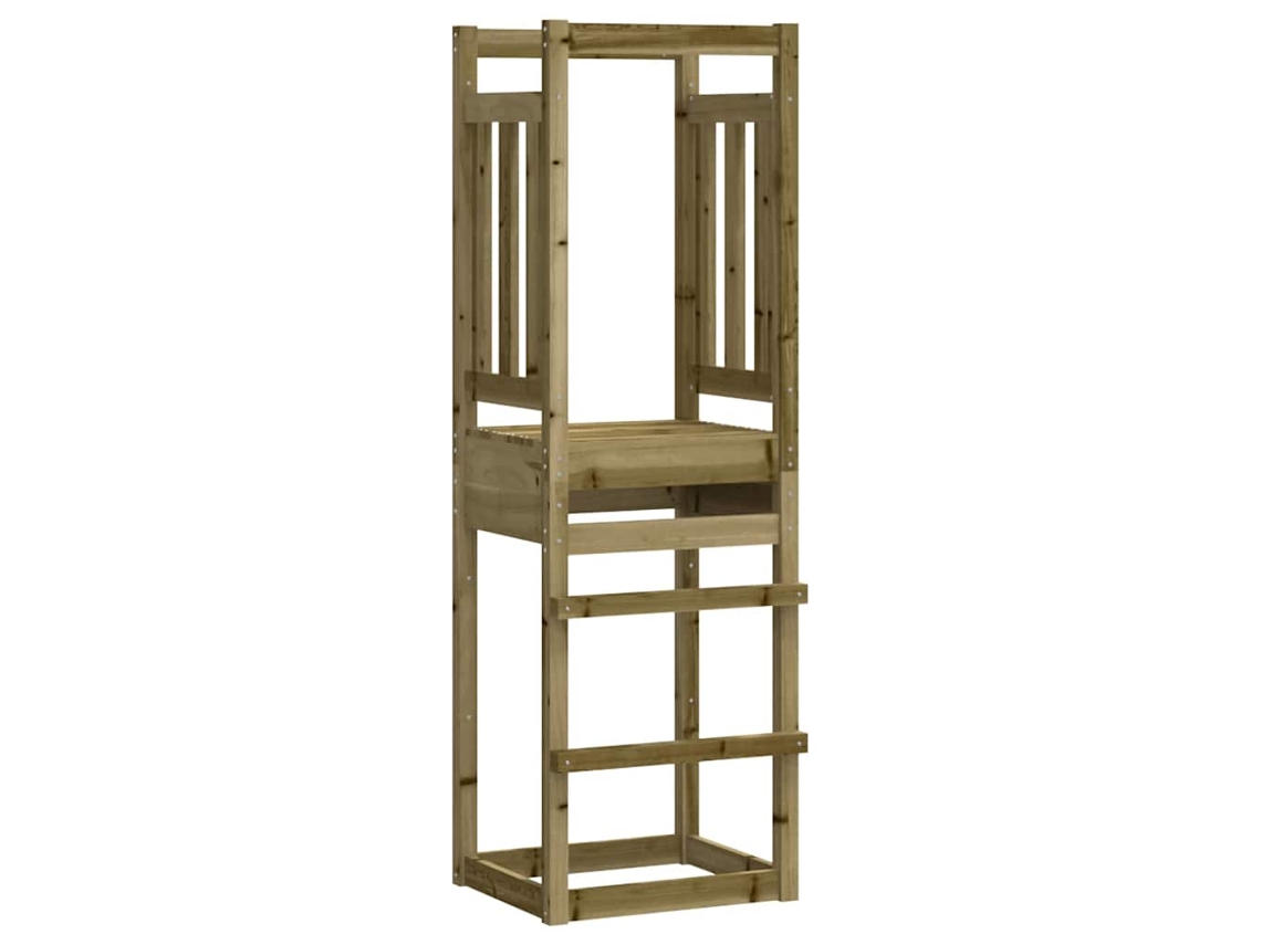 Play Tower, Play Tower Vidaxl Marrom Madeira De Pinho Impregnada (n/a)