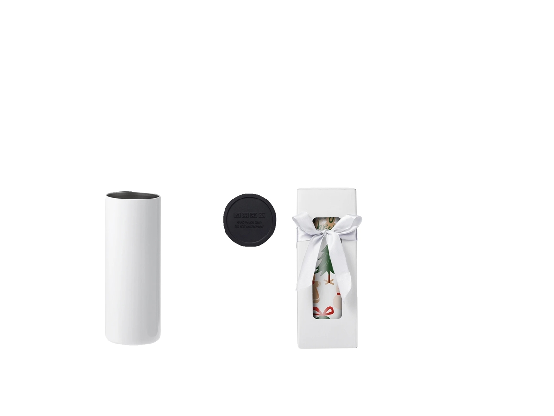 Canecas De Sublimação Retas, Aço Inoxidável De Grau Alimentar, Personalização Fácil,12pcs 20oz,501 600ml Oem