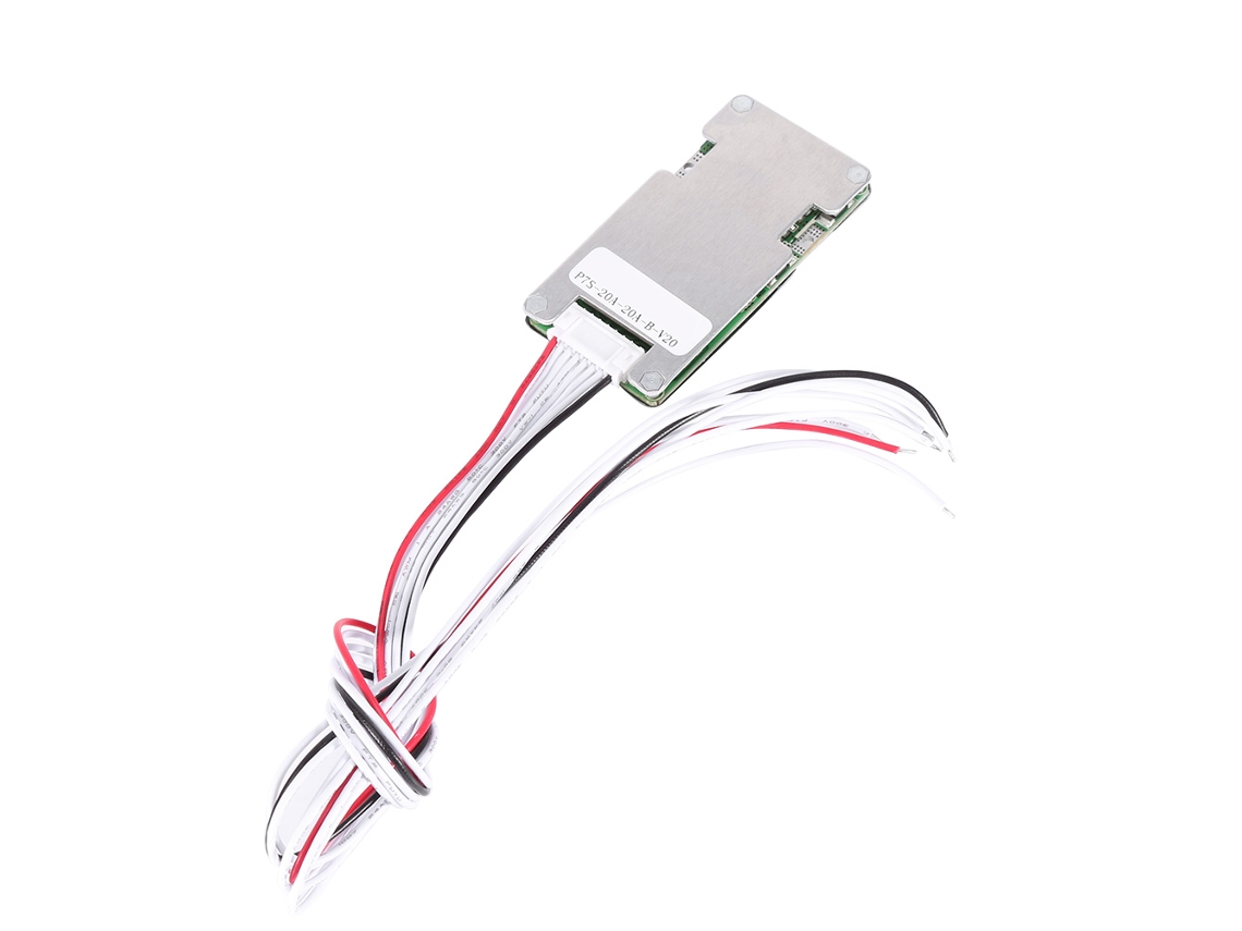 Placa De Proteção Bms Para Bateria De Íons De Lítio 18650 7s 24v 20a Com Balanceamento