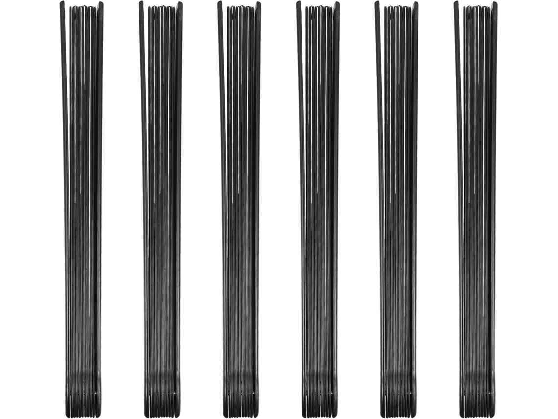 Ciieeo De 6 Estruturas De Ventilador Dobráveis Clássicas E Elegantes Em Plástico Preto, Suporte Confiável Para