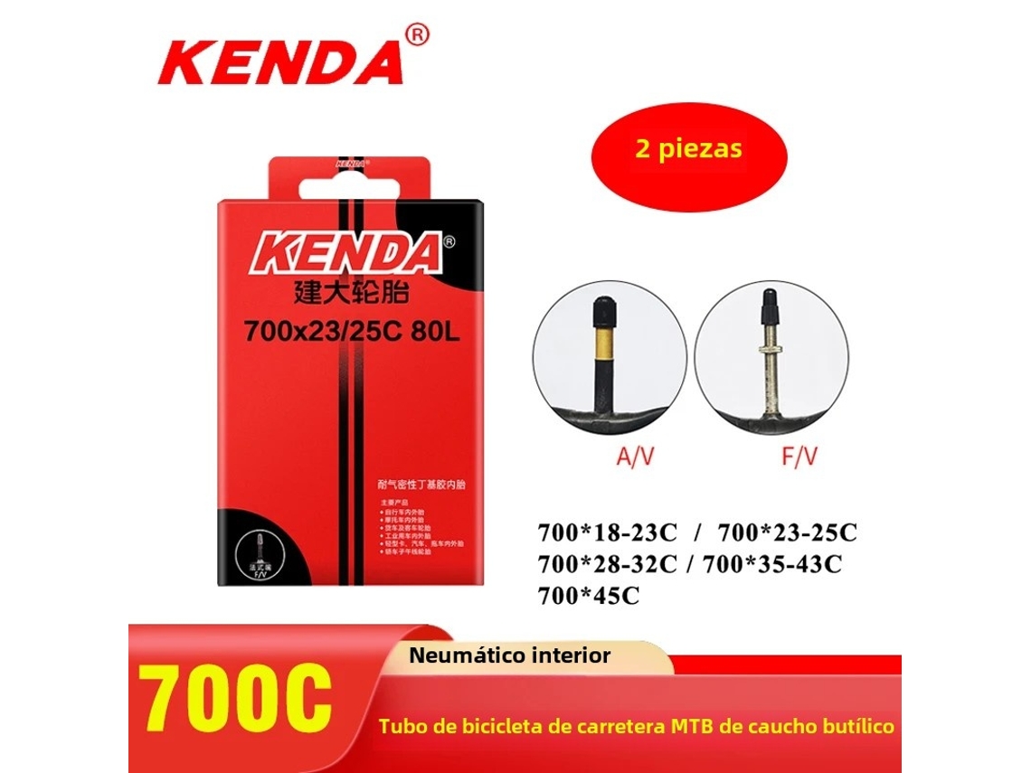 Lurelia Câmara Ar Para Bicicleta De Estrada 2 Peças, 2pcs Leve E Térmico Válvulas Presta/schrader
