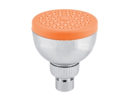 Chuveiro cromado simples G1/2 para banheiro residencial (laranja)