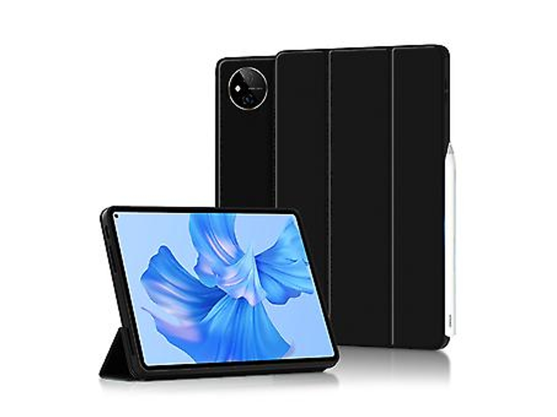 Capa Protetora Completa Para Tablet Matepadpro11, Dobrável Em Pu Tuotuo (preta)