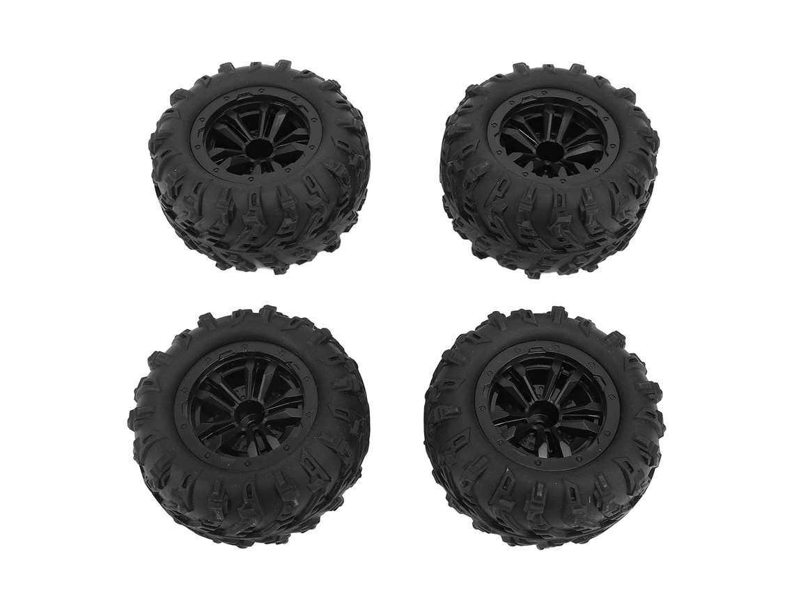 Mali 4pcs Pneus de Reposição Esquerda Direita em Borracha para Wltoys 144001 144002 Scy16101 Scy16102 Mjx H16h H16e