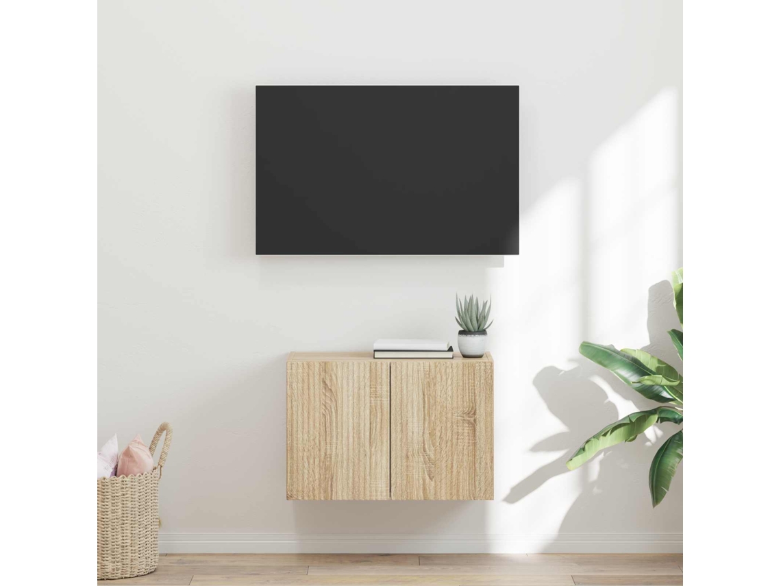 Vidaxl Armário De Tv De Parede 59,5 X 31 X 40 Cm Carvalho Sonoma