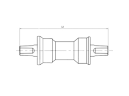 M-Wave Carousel Repair Cotter Bottom Bracket
