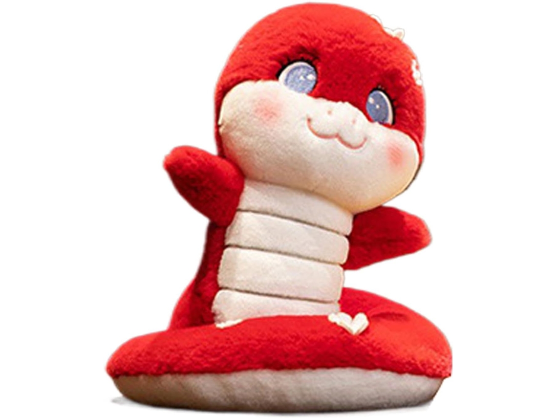 Mascote Pelúcia em formato de cobra para decoração do Festival da Primavera