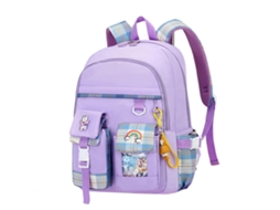 Mochila Escolar Fofa Para Meninas Adolescentes, Ideal Para Livros, Laptop E Viagens. Mochila Casual Para Estudantes, Na Cor Roxa.