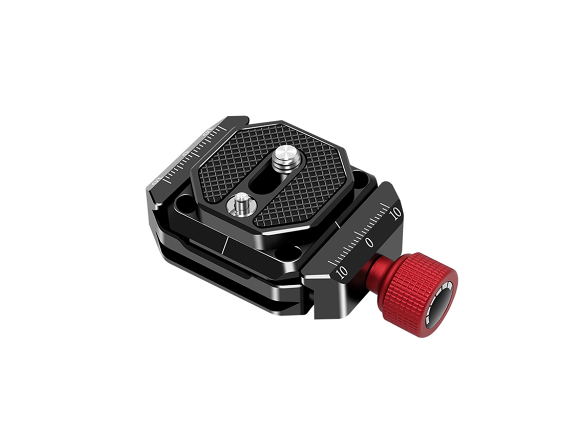 Quick Release Clamp Adapter Set With Quick Release Plate Arca Swiss With 1/4 3/8 Inch Screw Hole Aluminum Alloy For Tripod Monopod Ballhead LAXISCREED
