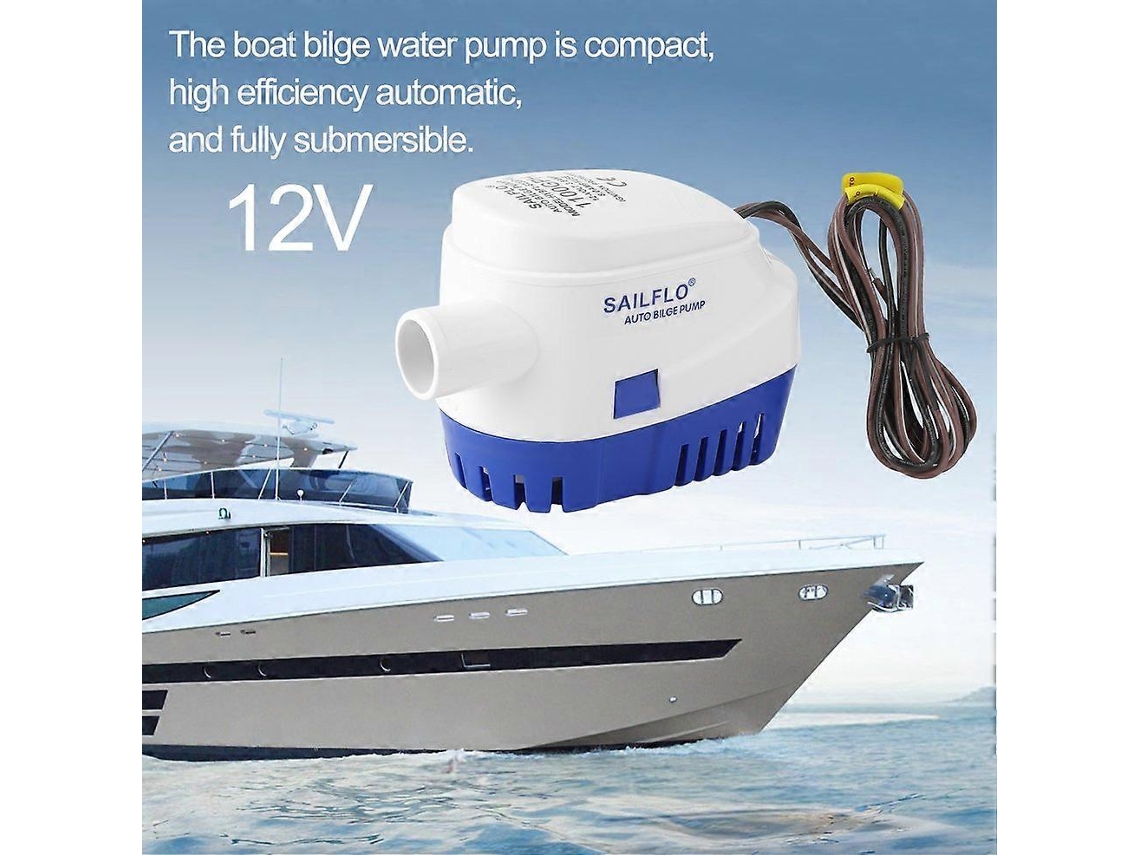 Bomba De Porão Automática Com Caixa De Plástico De 1100 Gph, Bomba Submersível Para Barco PENGDSJE