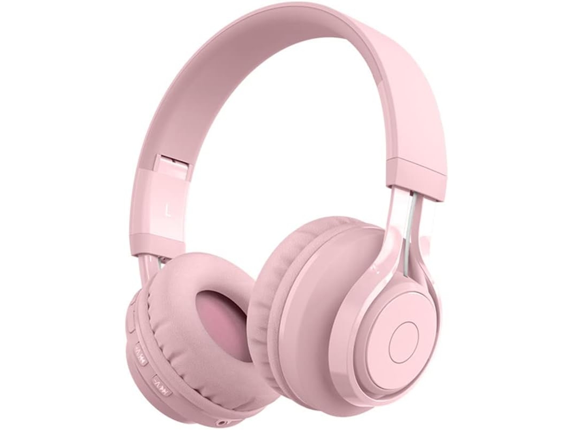 Fones De Ouvido Bluetooth 5 0 Estéreo Infantis, Supra Auriculares Over Ear, Dobráveis E Leves, Com Microfone