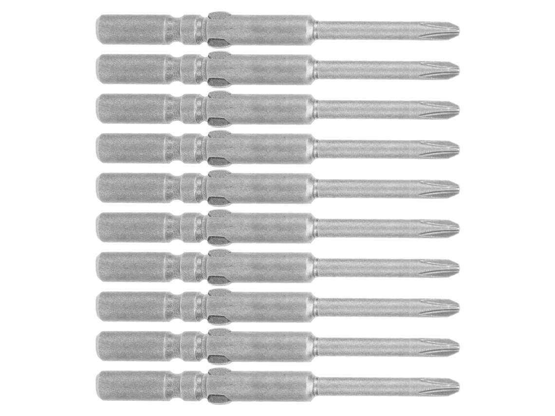 10 Peças Cabeças De Parafusadeira Cruzadas Magnéticas Antiderrapantes Elétricas 3mm Ferramentas Manuais Hardware