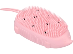 Lurelia Acessório De Duche Com Escova De Silicone Para Banho, Dupla Face, Cerdas Macias E Pega Ergonómica, Uso Diário