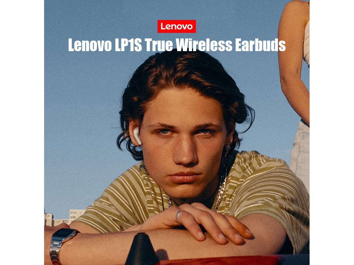 Fones Lenovo Lp1s Bt 5.0 Estéreo Sem Fio