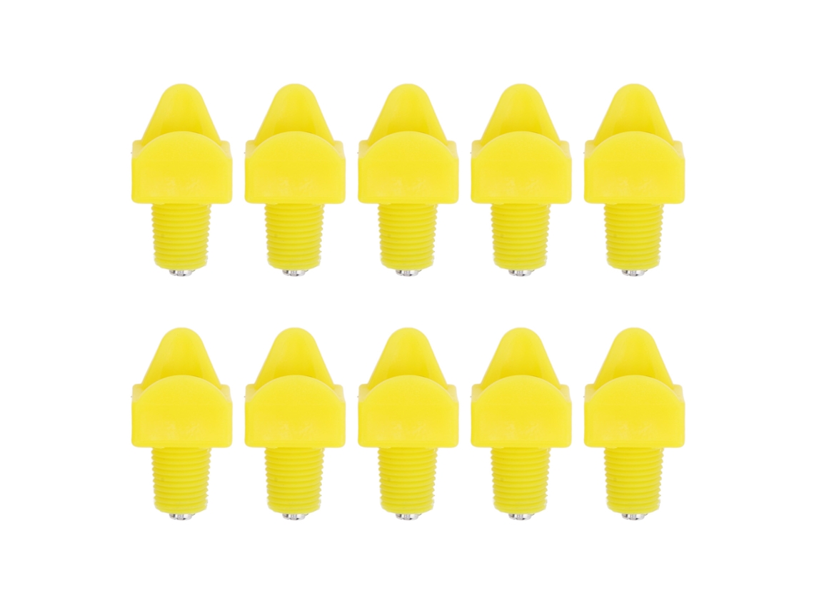 Bebedouros Automáticos Primerox de Bico, para Galinhas, Plástico, Amarelo, Economia de Água, 10 peças
