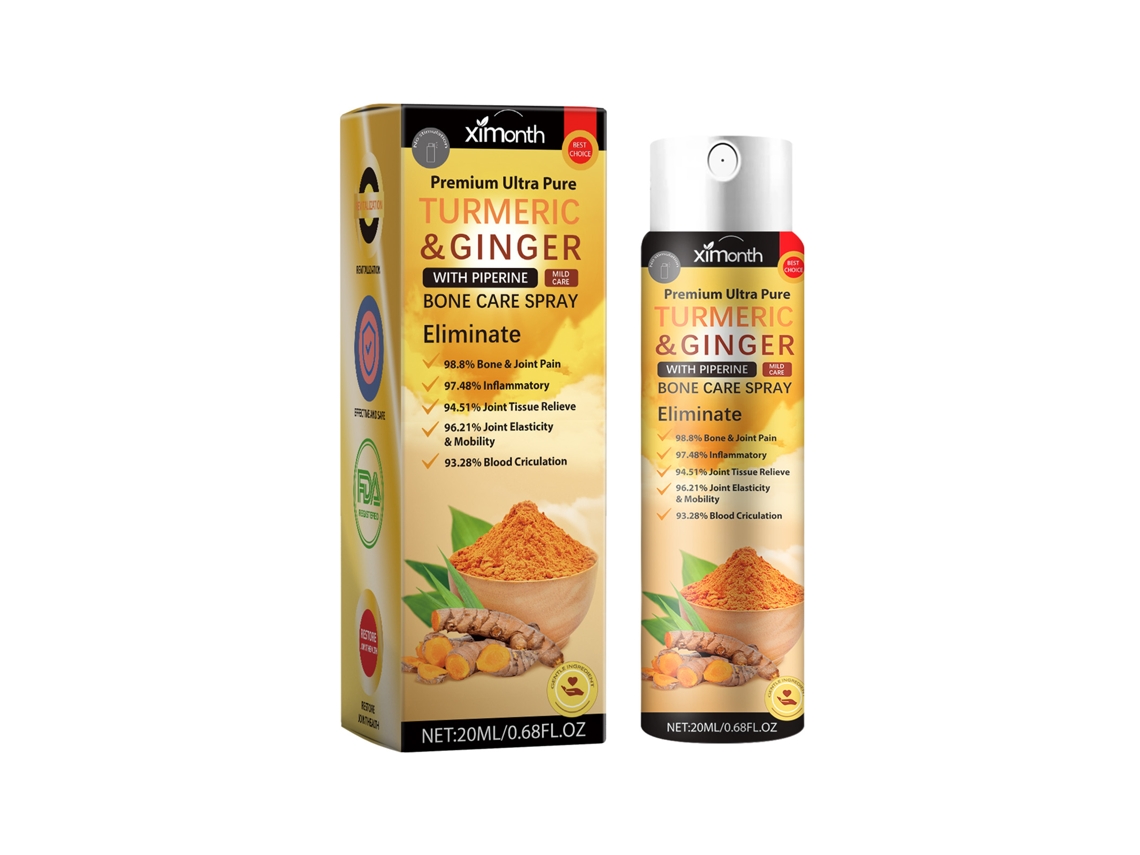Spray de Cuidado para Articulações com Cúrcuma, Hidrata e Nutre em Massagem Corporal LAXISCREED