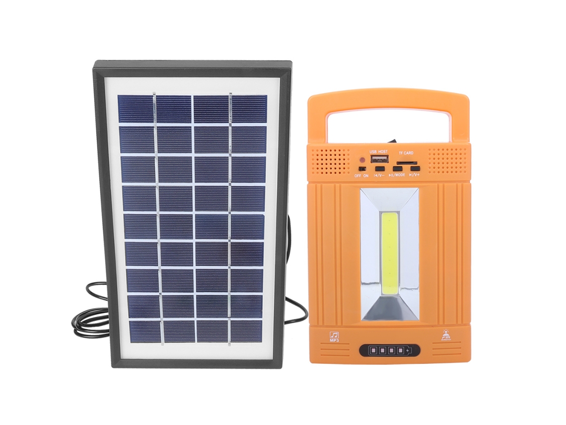 Laxiscreed Painel Solar Multifuncional Para Uso Doméstico, Recarregável E Iluminação Solar Eficiente