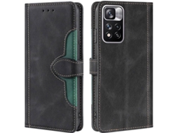 Capa Xiaomi Redmi Note 11 Pro HFS-HOUSE Bicolor (Preto)
