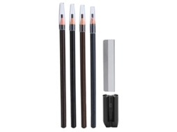 Set De 4 Lápices De Cejas Impermeables De Larga Duración Con Textura Suave Y Colores Naturales