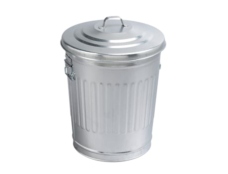 Lixeira Americana Em Aço Galvanizado 30l 080340 Guillouard