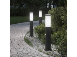 Vidaxl Luminárias De Balizamento Com Sensor, 3 Peças, 50 Cm, Aço Inoxidável, Ip44