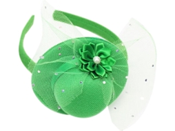 Tiara Para Festa Do Dia De São Patrício, Chapéu Verde Decorativo E Trevo, Acessório De Cabelo.