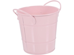 Porta Pinceis Maquiagem em Ferro Fundido, Organizador de Pinceis, Cor Rosa, Design Elegante, Decoração de Mesa