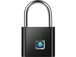 KOFIHETY Cadeado De Impressão Digital Inteligente, Identificação Avançada De Impressão Digital Com Bateria Recarregável Usb Para Desbloqueio Rápido, Bloqueio D