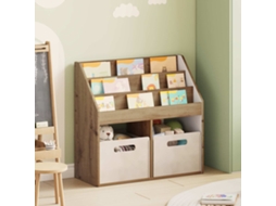 Vidaxl Estante Infantil Carvalho Artesanal 72,5 X 29,5 X 69 Cm