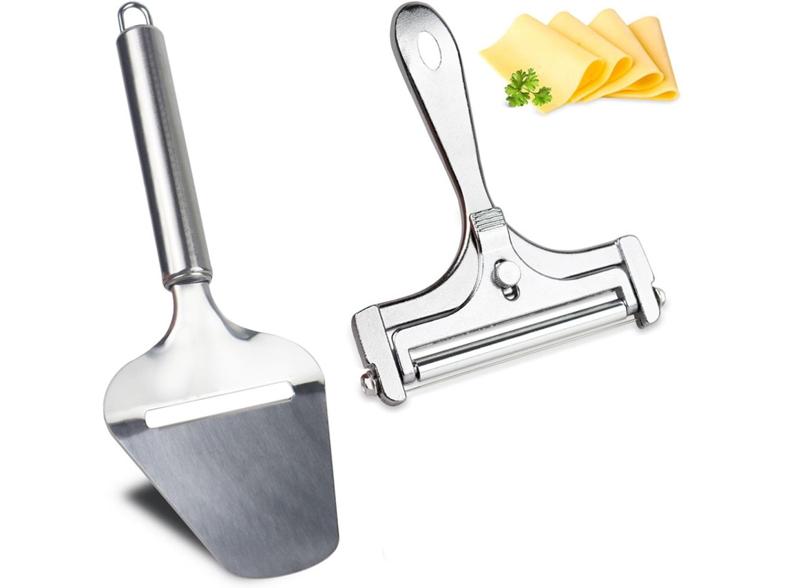 Conjunto Com 2 Cortadores De Queijo E Espátula Para