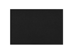 Maison Exclusive - Tapete De Entrada Preto 80 X 120 X 1.2 Cm Tecido De Teddy