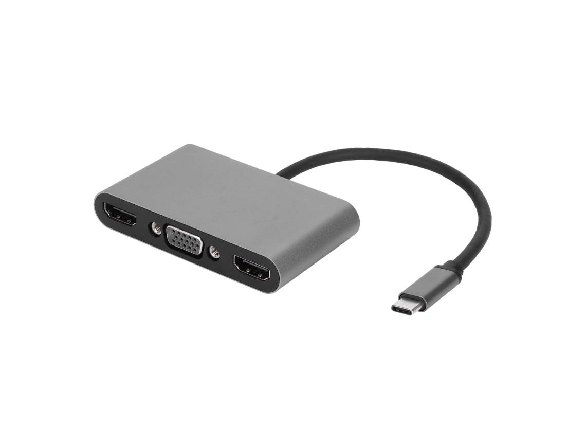 Aetheria estação de Docking Type c 5 em 1 com Hdmi 4k, Vga 1080p, Pd 87w e Usb para Laptop