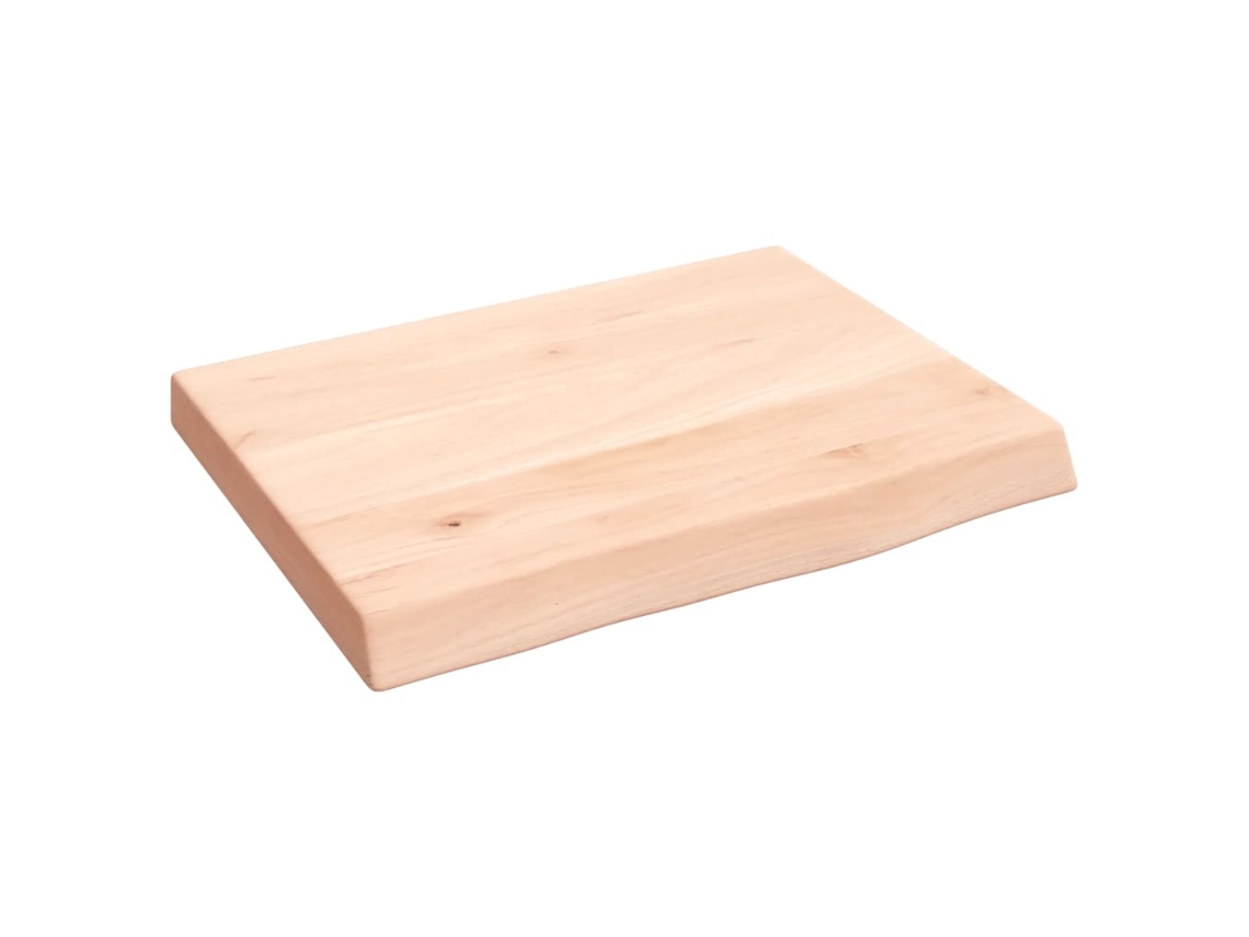 Bathroom Countertop, Bathroom Countertops Vidaxl Marrom Madeira De Carvalho (40 X 30 X 4 Cm)