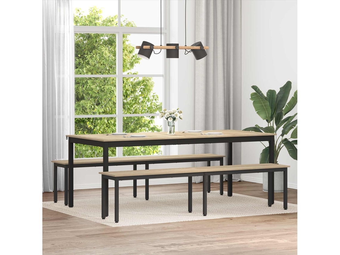 Vidaxl Banco Sonoma 200 X 35 X 45 Cm Derivados De Madeira