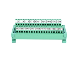 Conector De Fio Bloco Terminal Módulo Plc Db37p Trilho Din 35mm Suprimentos Elétricos
