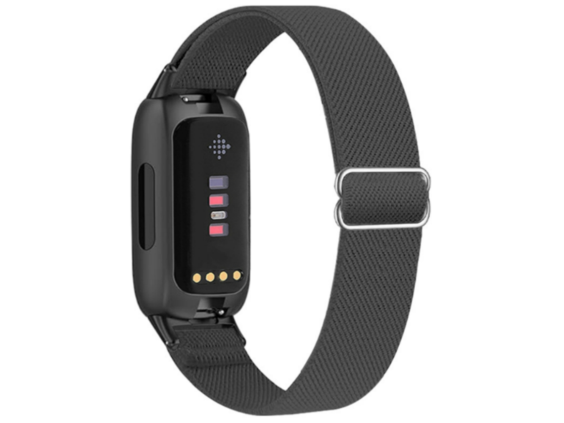 Fitbit Inspire 3 Pulseira de Nylon para Relógio Cinza Escuro