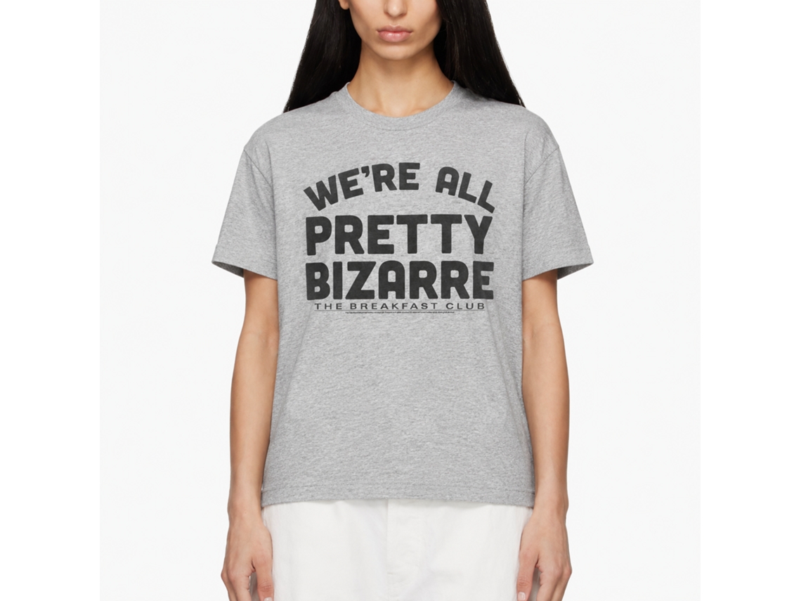 Rockinstone Breakfast Club Movie Pretty Bizarre Heather Gray Adult T-shirt Size:s