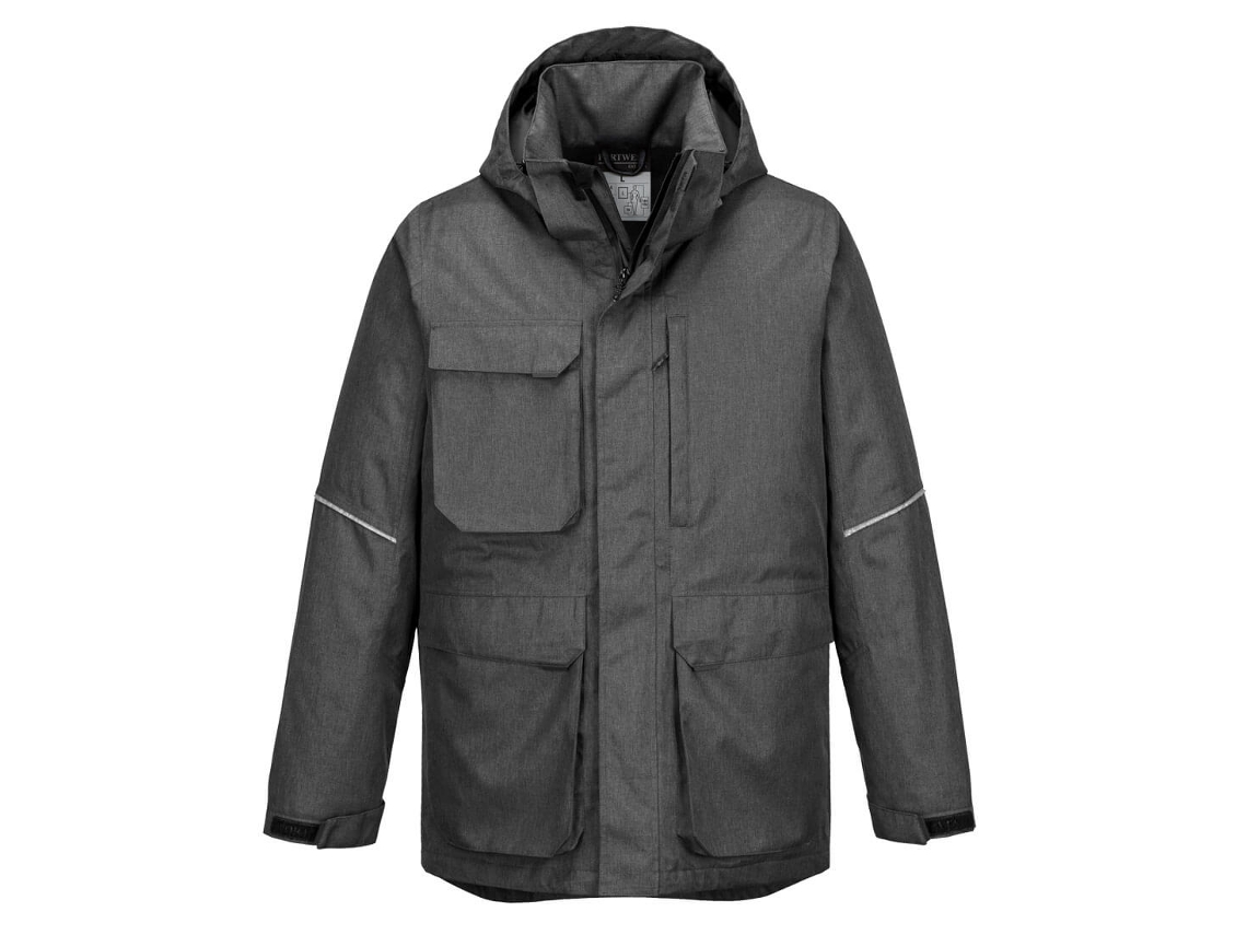 Parka Kx3: Elegância E Proteção Em Climas Extremos Cinza Calcário / Xxl