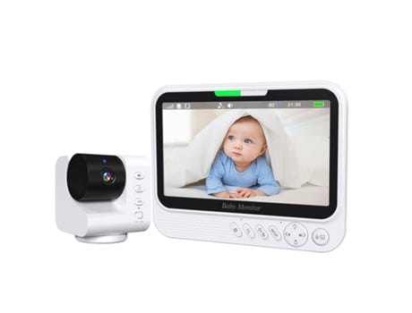 Babá Eletrônica Sem Fio Com Tela E Interfone De Voz, Monitoramento Do Sono, Monitoramento Infantil, Tela De 7 Polegadas Fwinl