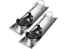 Placas Deslizantes de Joelho Deslizantes de Concreto VEVOR 30'' X 8'' Inoxidável com Almofadas e Alças