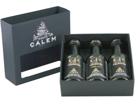 Vinho do Porto VELHOTES Kit 3 Miniaturas