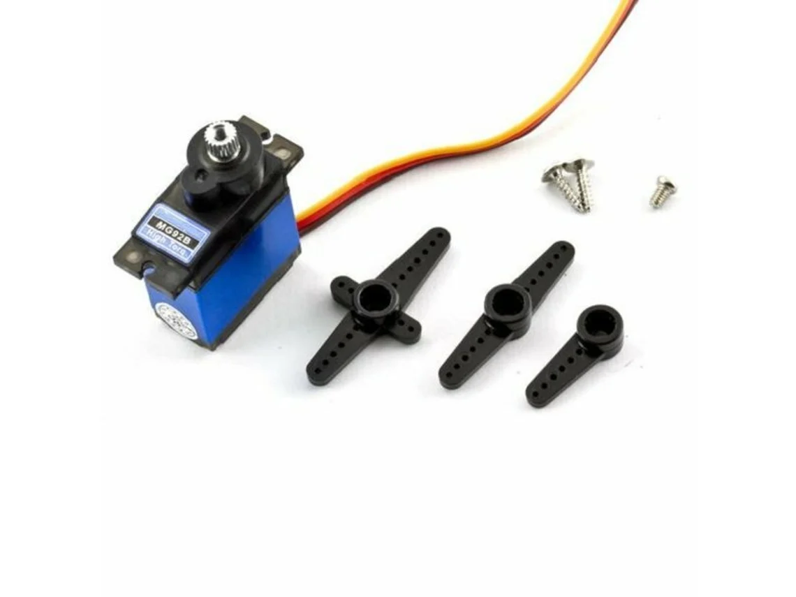 Robô Mg92b Com 13,8g, Binário De 3,5kg, Engrenagem Metálica, Servo Digital De 90 Graus Para Modelos De Avião Rc