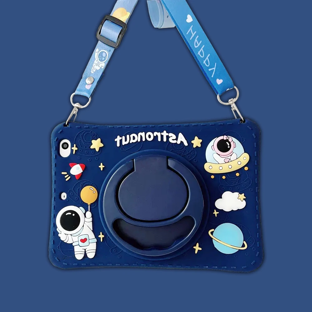 Capa Infantil Para Ipad 9, 8 E 7ª Geração, Compatível Com Air 2, 3, 4, 5, 10.9, 2022 Mini, 6, Pro 11, Desenho Animado Fofo De Ast Tuotuo
