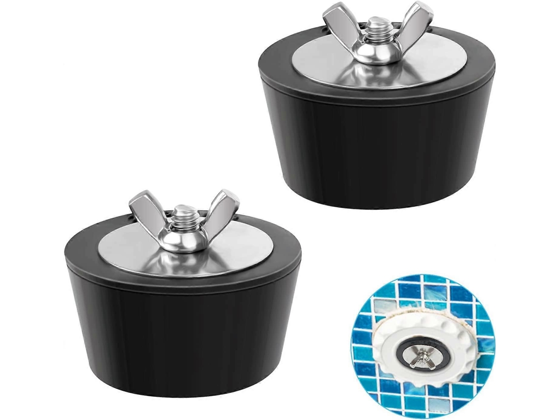 2 Tampa de Borracha Inverno para Tubos de Drenagem 51mm/2" Prevenir Danos por Congelamento Preto