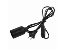 Rebe-lâmpada Pendente Para Casa, Base De Lâmpada, Candelabro, Suporte De Lâmpada, Soquete Preto