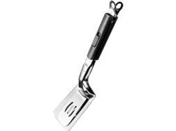 Pinça Multifuncional Em Aço Inoxidável, Espátula Com Dupla Perfuração, Cabo Ergonômico Para Churrasco, Fácil De Segurar