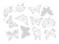 24 Adesivos Decorativos Estáticos Para Janelas, Aviso De Aves, Proteção Prática Para Vidros Gokoco