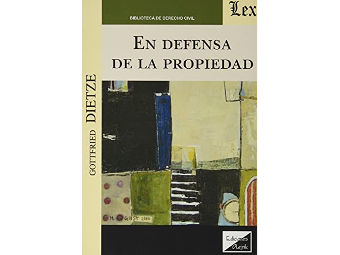 Livro En Defensa De La Propiedad de Gottfried Dietze (Português)
