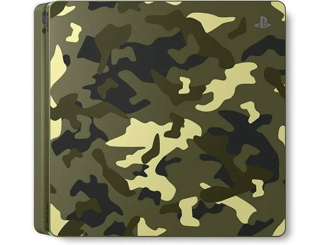 Consola PS4 Slim Call of Duty  WW II (Recondicionado Flippers Sinais de Uso - 1 TB - Camuflado)